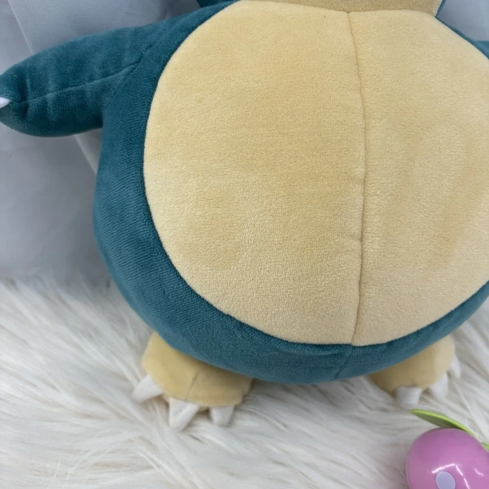 Pokemon Official Snooze Action Snorlax Interactive Toy Plush Snores When Pressed